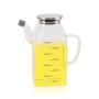 Cruet La Mediterránea Transparent Silver Metal Borosilicate Glass 0,75 L (12 Units)