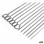 Ensemble de brochettes pour barbecue Algon Métal 27 cm 6 Pièces (24 Unités)