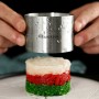Serving mould Quttin Silver Stainless steel 12 Units (3 Pieces)