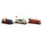 Decorative Figure DKD Home Decor White Red Navy Blue Vintage 23,5 x 11,5 x 10 cm (3 Units)