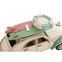 Decorative Figure Home ESPRIT Blue Green Pink Vintage 28 x 11 x 11,5 cm (3 Units)