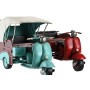 Decorative Figure DKD Home Decor Blue Red Vintage 38 x 16 x 22 cm (2 Units)
