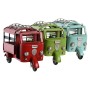 Decorative Figure DKD Home Decor Red Green Sky blue Vintage 16 x 7 x 10 cm (3 Units)