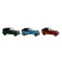 Decorative Figure DKD Home Decor Blue Red Green Vintage 16 x 7,5 x 7 cm (3 Units)