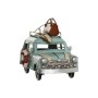 Decorative Figure Home ESPRIT Blue Red Sky blue 16 x 8,5 x 10,5 cm (3 Units)