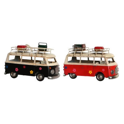 Figurine Décorative DKD Home Decor Rouge Blue marine Vintage 28 x 14 x 18 cm (2 Unités)