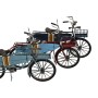 Decorative Figure Home ESPRIT Blue Red Navy Blue 30 x 13 x 22 cm (3 Units)