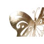 Wall Decoration Home ESPRIT Golden Butterfly 43 x 2 x 33 cm (4 Units)