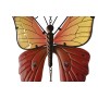 Wall Decoration Home ESPRIT Blue Orange Butterfly Shabby Chic 23 x 13 x 90 cm (2 Units)