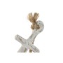 Decorative Figure Home ESPRIT White Anchor Mediterranean Stripped 31 x 7,5 x 40 cm