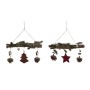 Hanging decoration DKD Home Decor Multicolour PVC Wood 47 x 6 x 39 cm (2 Units)