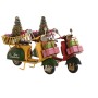 Christmas bauble DKD Home Decor Yellow Red Motorbike 17 x 7 x 14,5 cm (2 Units)