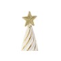 Christmas bauble DKD Home Decor White Golden 9 x 9 x 25 cm (2 Units)