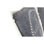 Coussin DKD Home Decor Bleu Blanc Frange méditerranéen Marin 45 x 10 x 45 cm (2 Unités)