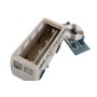Decorative Figure Home ESPRIT Blue White Terracotta 22 x 7 x 14 cm (2 Units)