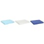 Floor cushion DKD Home Decor Blue Navy Blue Greige 110 x 78 x 12 cm (3 Units)
