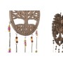Decorative Figure Home ESPRIT Brown Tree Heart Sun 20 x 20 x 61 cm (3 Units)