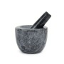 Mortar and pestle Quttin Granite 10 x 10 x 8 cm (12 Units)