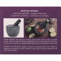 Mortar and pestle Quttin Granite 10 x 10 x 8 cm (12 Units)