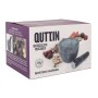 Mortar and pestle Quttin Granite 10 x 10 x 8 cm (12 Units)