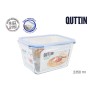 Boîte à lunch Quttin Rectangulaire 2,35 L (6 Unités)