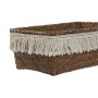Set de basket Home ESPRIT Blanc Naturel Fibre naturelle Boho Usé (3 Pièces)