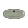 Serving Platter La Mediterránea Macarella green Oval 29 x 13,5 x 2,4 cm (24 Units)