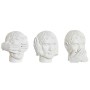 Figurine Décorative DKD Home Decor Blanc Néoclassique 14 x 11 x 14 cm (3 Unités)