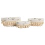 Set de basket Home ESPRIT Naturel osier (3 Pièces)
