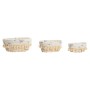 Set de basket Home ESPRIT Naturel osier (3 Pièces)