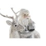 Christmas bauble DKD Home Decor Multicolour Reindeer 17,5 x 9 x 23 cm (2 Units)