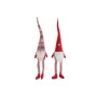 Christmas bauble DKD Home Decor White Red Gnome 10 x 7 x 57 cm (2 Units)