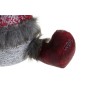 Christmas bauble DKD Home Decor Red Grey Reindeer 27 x 19 x 32 cm (2 Units)