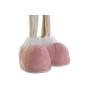 Décorations de Noël DKD Home Decor Blanc Marron Rose Renne 17 x 12 x 66 cm (2 Unités)
