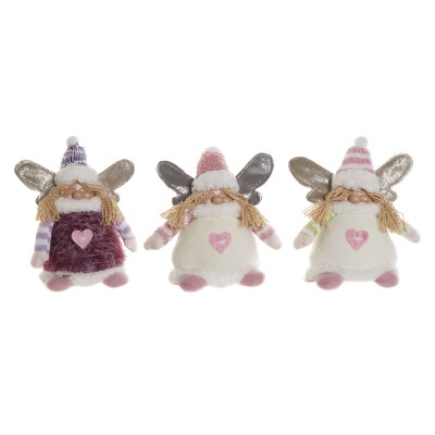 Christmas bauble DKD Home Decor Multicolour Elf 13 x 10 x 18 cm (3 Units)