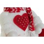 Christmas bauble DKD Home Decor White Red 24 x 14 x 30,5 cm (2 Units)