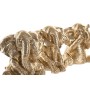 Figurine Décorative Home ESPRIT Doré Eléphant 13 x 12 x 14 cm (3 Unités)