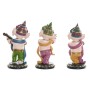 Decorative Figure Home ESPRIT Multicolour Music Indian Man 9 x 9 x 20 cm (3 Units)