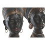 Figurine Décorative Home ESPRIT Marron Africaine 30 x 20 x 53 cm (2 Unités)