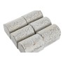 Jewelry box DKD Home Decor White Golden Aluminium Mango wood 7,5 x 5,3 x 5,3 cm (6 Units)