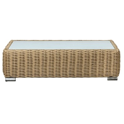Centre Table Home ESPRIT Beige Light brown 110 x 60 x 35 cm