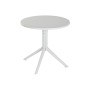 Dining Table Home ESPRIT Grey Metal polypropylene 80 x 80 x 75 cm