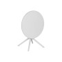 Dining Table Home ESPRIT Grey Metal polypropylene 80 x 80 x 75 cm