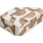 Boîte à bijoux Home ESPRIT Noir Naturel Résine Acacia 18 x 13 x 7,5 cm (2 Pièces)