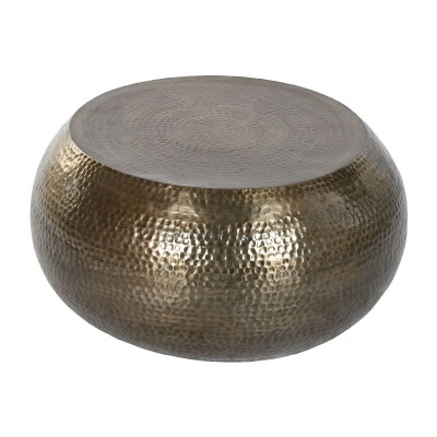 Table Basse Home ESPRIT Doré 60 x 60 x 30 cm