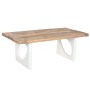 Centre Table Home ESPRIT White 120 x 60 x 45 cm 121 x 60,5 x 45 cm