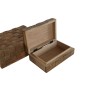 Jewelry box Home ESPRIT Natural Mango wood (2 Pieces)