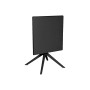Dining Table Home ESPRIT Black Metal polypropylene 70 x 70 x 75 cm