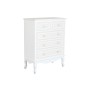 Chest of drawers Home ESPRIT White Beige Romantic 80 x 42 x 105 cm