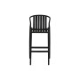 Table set with 2 chairs Home ESPRIT Black Metal polypropylene 60 x 60 x 102 cm